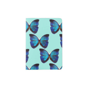 Butterfly Blues Passport Holder
