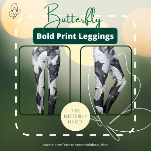 Butterfly Bold Print Leggings
