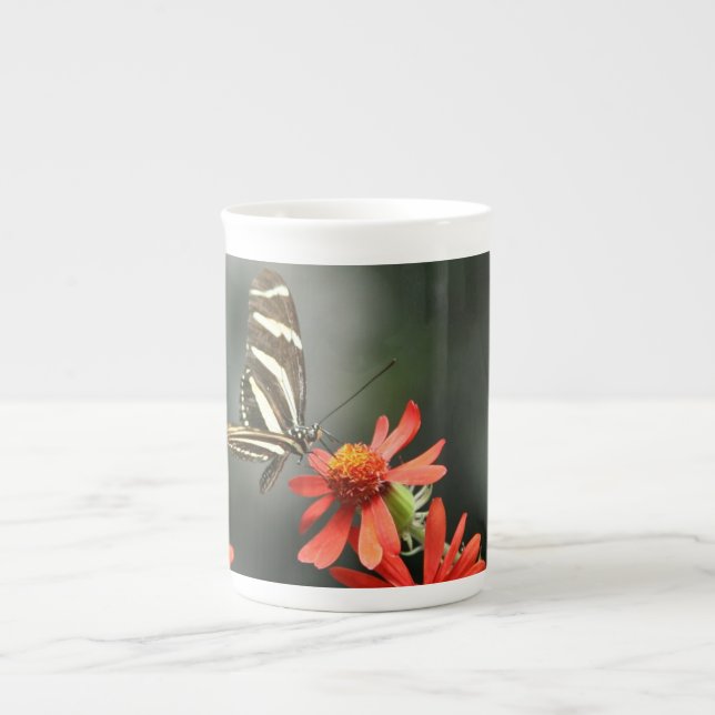 Butterfly Bone China Mug (Front)
