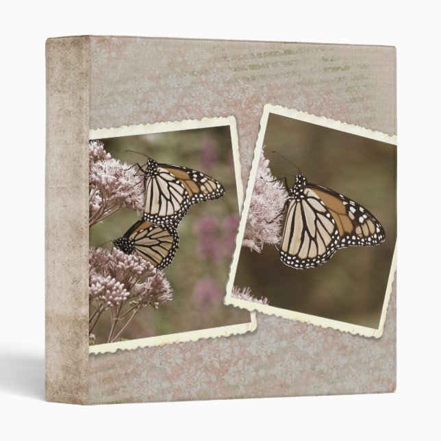 Butterfly Book 3 Ring Binder (Front/Spine)