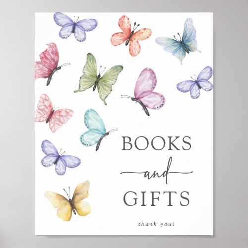 Butterfly Books and Gifts Poster