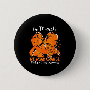 Butterfly bow in march wear orange multiple button