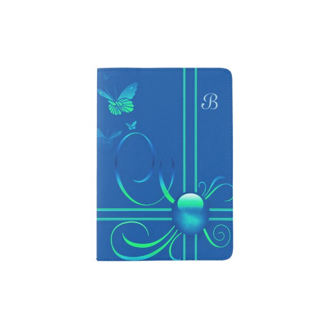 Butterfly Bows 3 Passport Holder (Front)