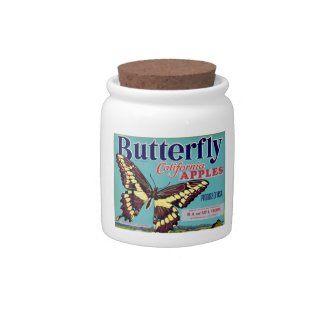 Butterfly Brand Candy Jar