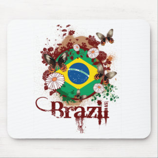 Butterfly Brazil Mouse Pad