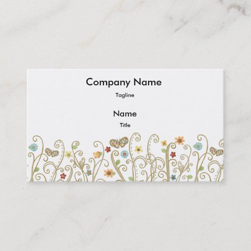Butterfly Breezes Business Card