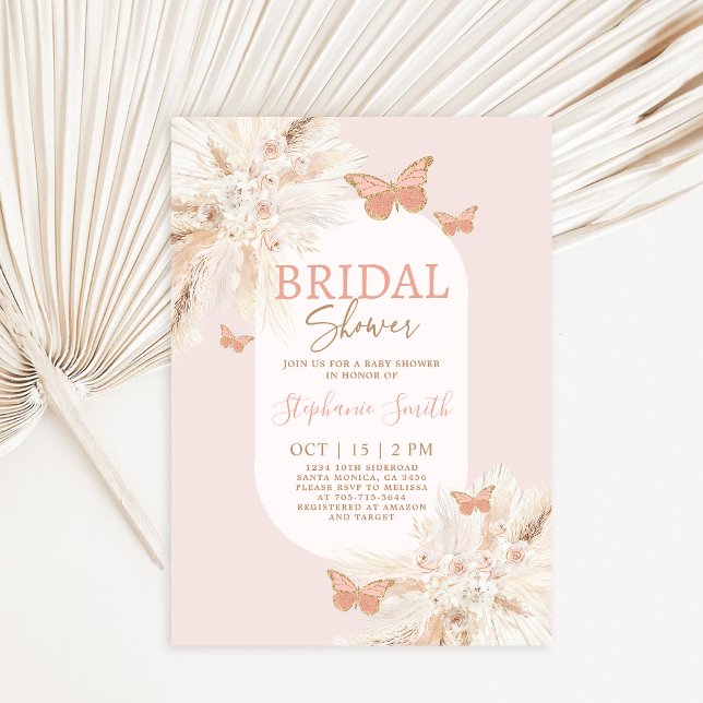 Butterfly Bridal Shower Invitation (Creator Uploaded)