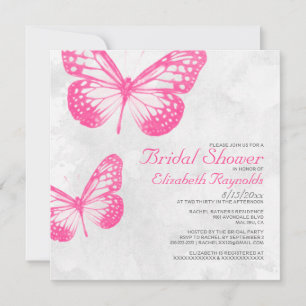 Butterfly Bridal Shower Invitations