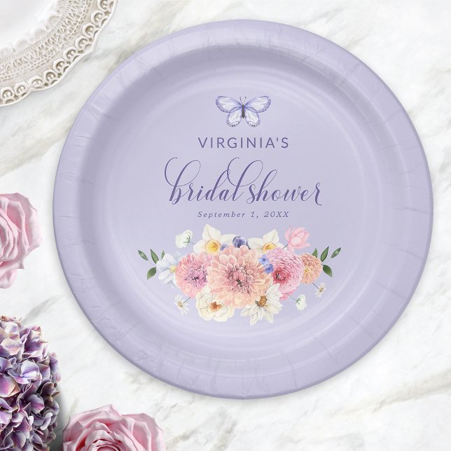 Butterfly Bridal Shower Paper Plates (Butterfly Bridal Shower Paper Plates
)