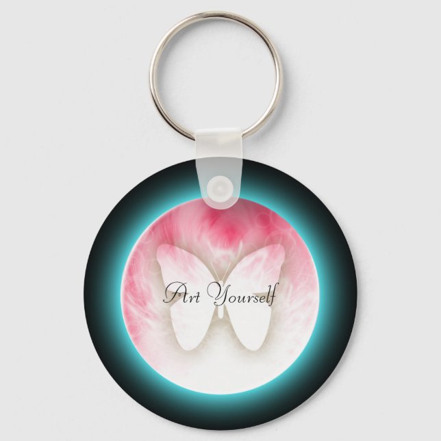 Butterfly Bubbles Keychain (Front)