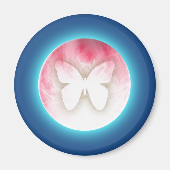 Butterfly Bubbles Magnet (Front)