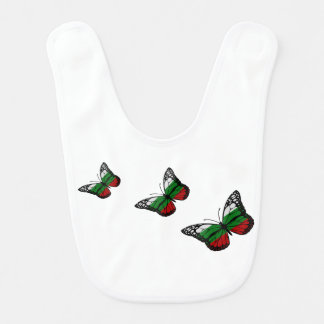 Butterfly Bulgarian Flag Bib