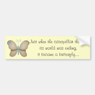 Butterfly Bumper Sticker