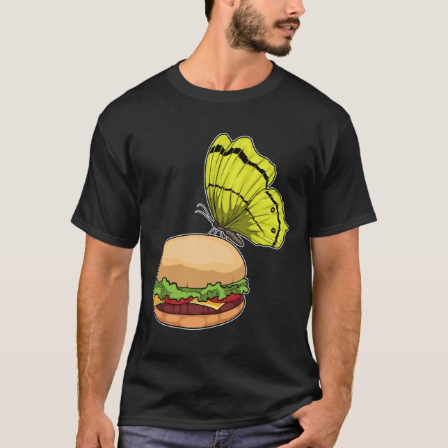 Butterfly Burger T-Shirt (Front)
