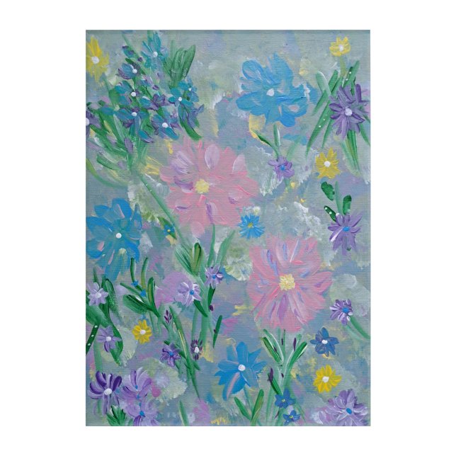 Butterfly Bush, 10x14 Acrylic Wall Art (Front)