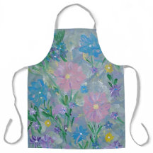 Butterfly Bush Floral Apron