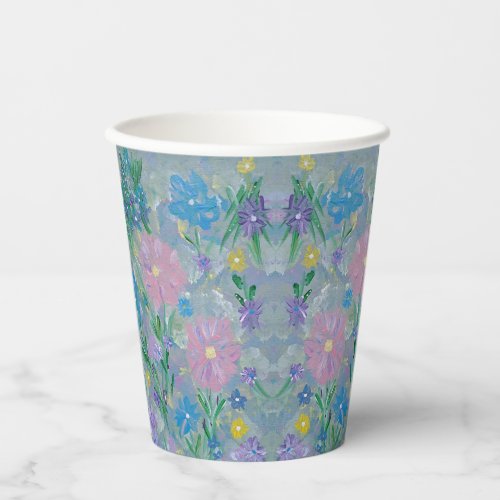 Butterfly Bush Floral Paper Cups