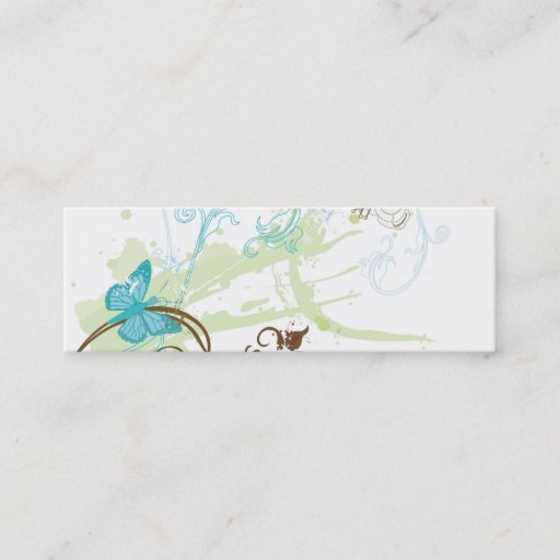 Customizable Butterfly Business Card