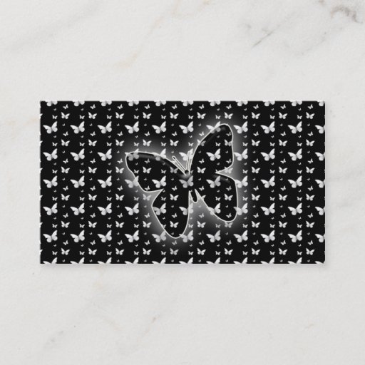 Customizable butterfly business card template