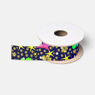 butterfly, butterflies, colorful, shiny, sparkling satin ribbon