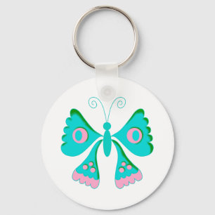 Butterfly Butterflies Kids Stuff Keychain