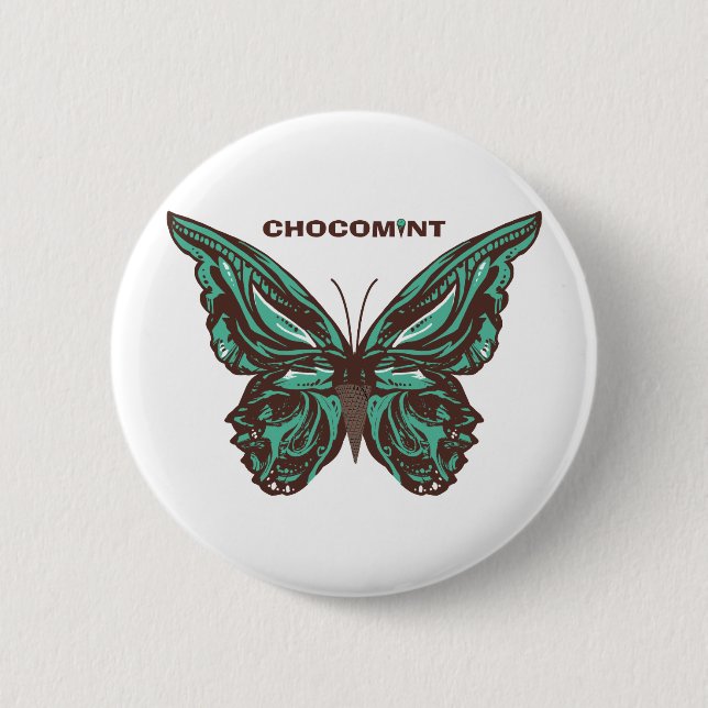 Butterfly butterfly button (Front)