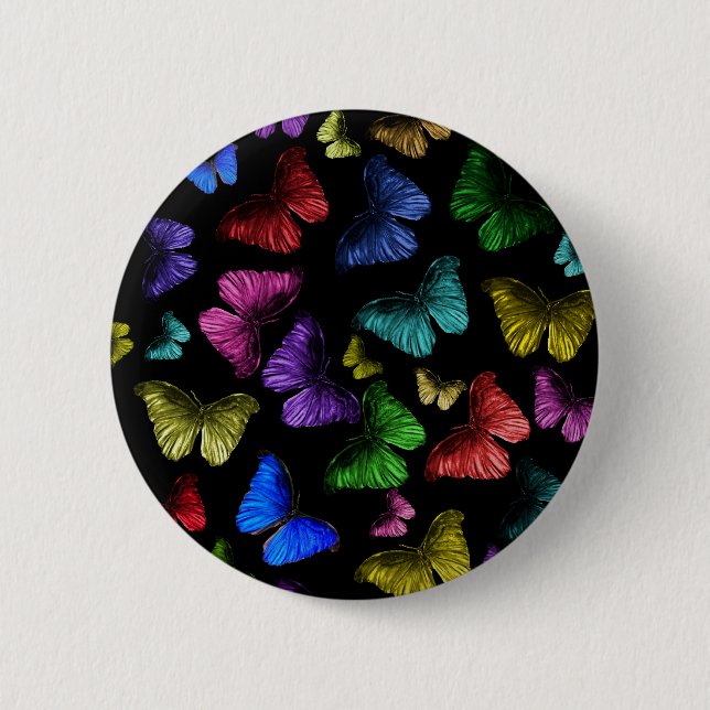 Butterfly Butterfly Button (Front)