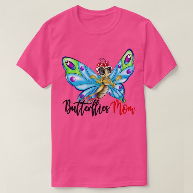 Butterfly Butterfly Mom Butterflies Bandana Lover T-Shirt (Design Front)