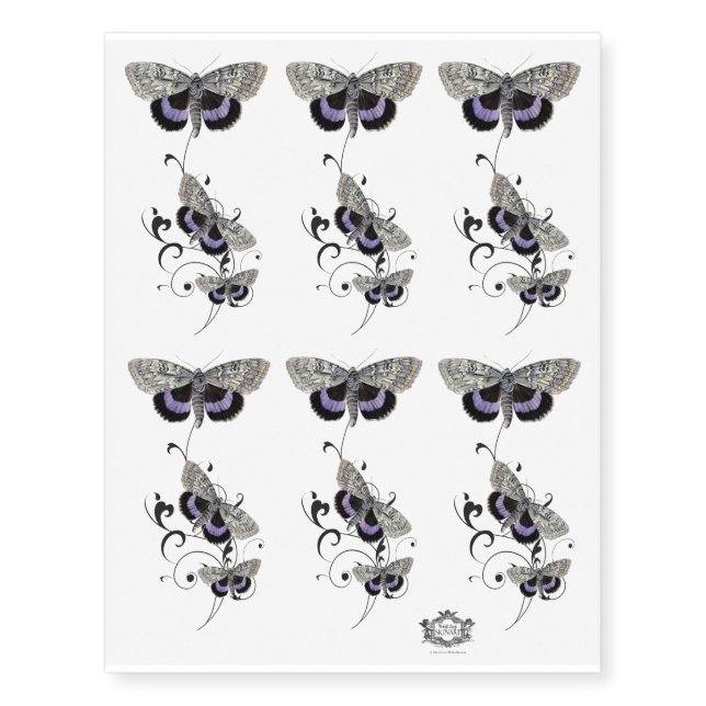 Butterfly, Butterfly, Temporary Tattoos (Front)