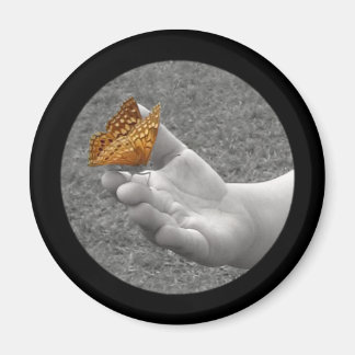 Butterfly Button Magnet