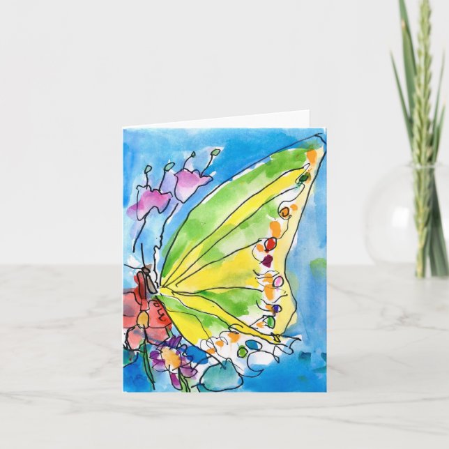 Butterfly by Jeffrey Shutt, Age 6 Card (Front)