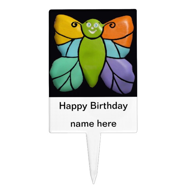 Butterfly Cake Pick (Front)