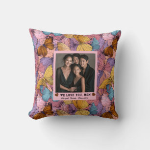 Butterfly Camo   Mother Mom Apartment Decor  Throw Pillow
