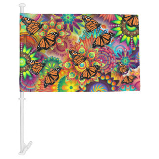 Butterfly Car Flag