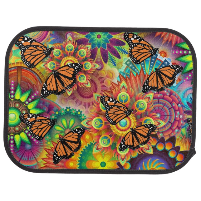 Butterfly Car Floor Mat (Rear)