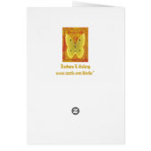 butterfly  card (Back)