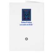 butterfly  card #1 (Back)