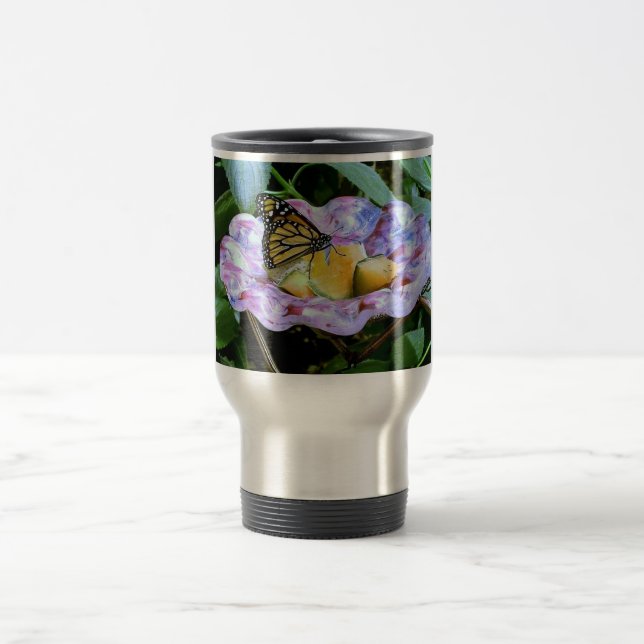 Butterfly Cartoon Travel Mug (Center)