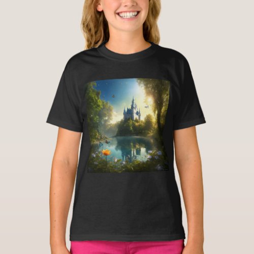 Butterfly Castle Dark T_Shirt