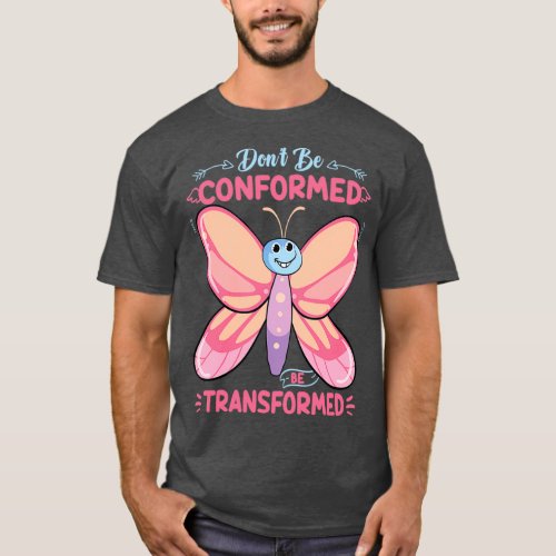 Butterfly Caterpillar Cocoon Design for Butterfly  T_Shirt