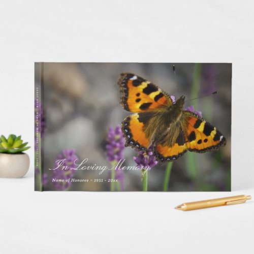 Butterfly Celebration of Life Guest Book