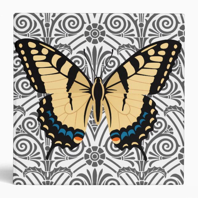 Butterfly Center of Attention 3 Ring Binder (Front)
