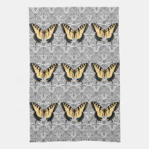 Butterfly Center of Attention Kitchen Towel