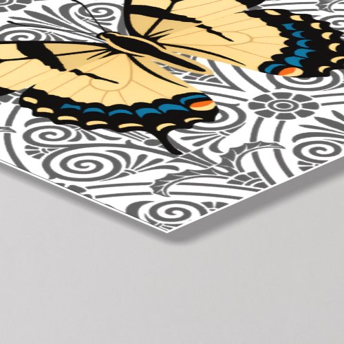 Butterfly Center of Attention Peel And Stick Photo Tile