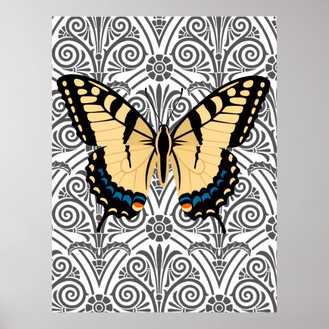 Butterfly Center of Attention Poster (Front)