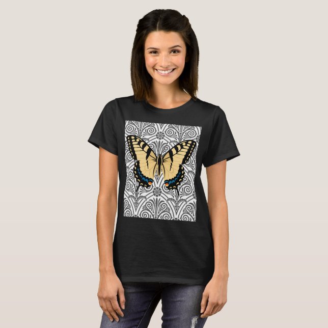 Butterfly Center of Attention T-Shirt (Front Full)