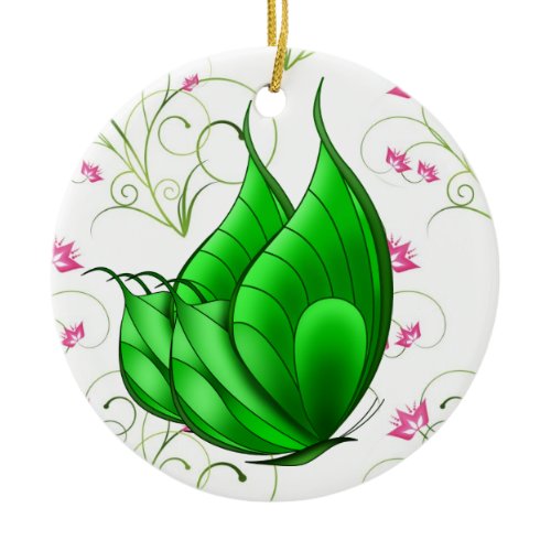 Butterfly Ceramic Ornament