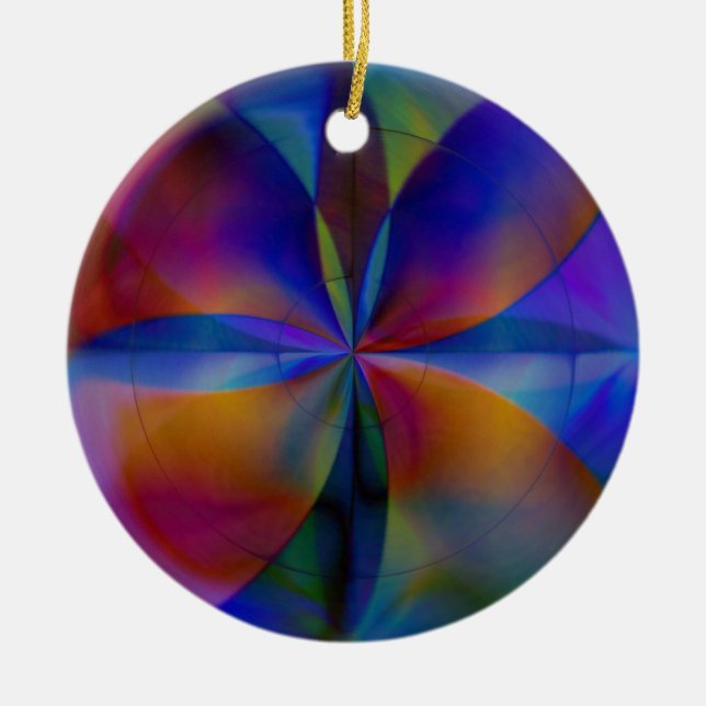 Butterfly Ceramic Ornament (Front)