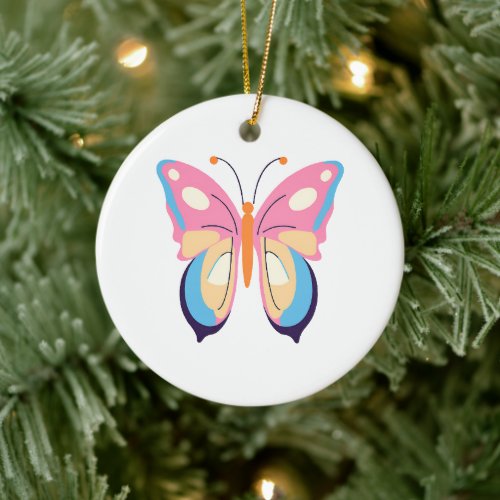 Butterfly Ceramic Ornament