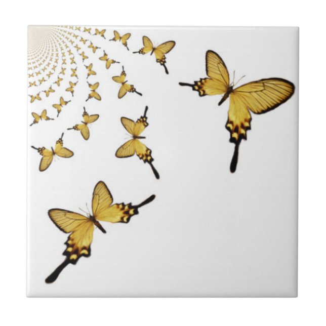 Butterfly Ceramic Tile (Front)